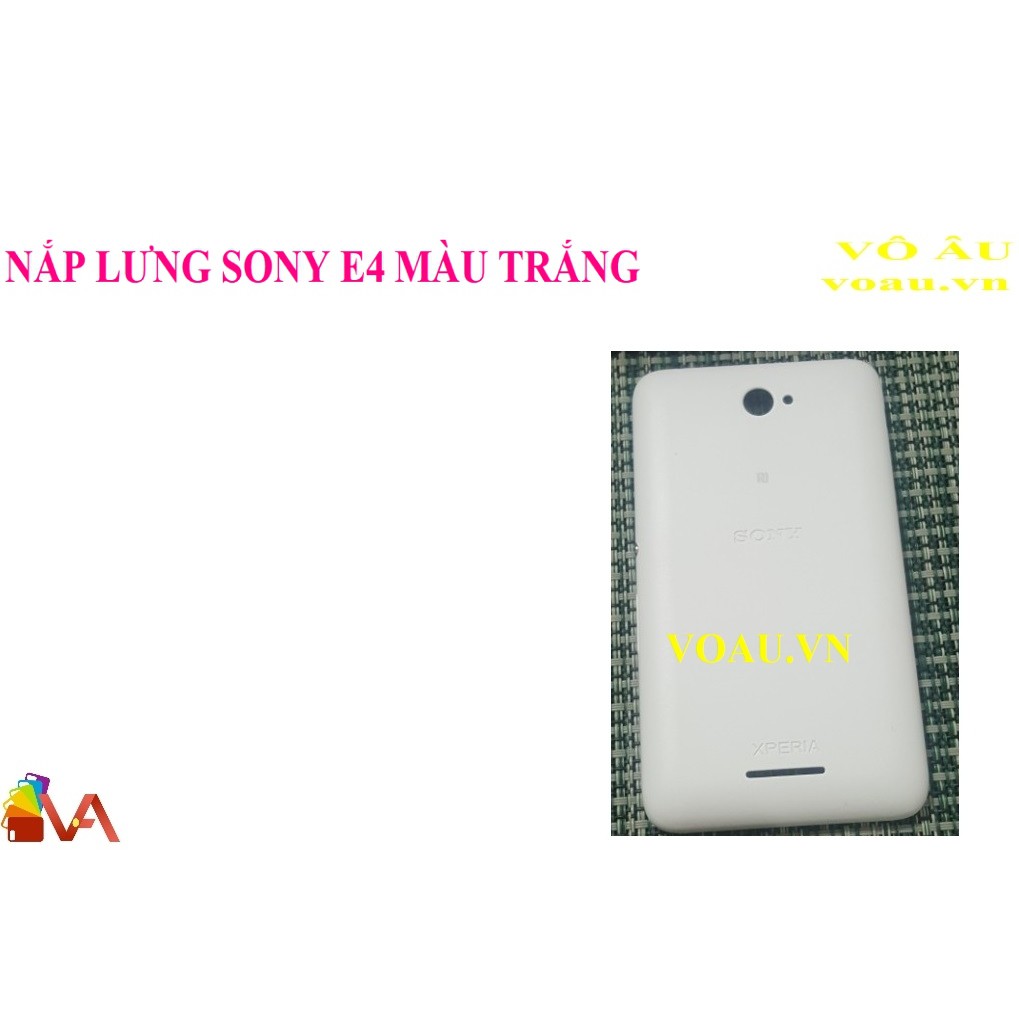 NẮP LƯNG SONY E4 MÀU TRẮNG [chính hãng]