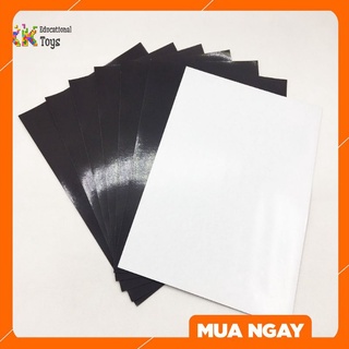 Giáo cụ dạy học: Nam châm dẻo, nam châm lá 0.5mm có keo dính