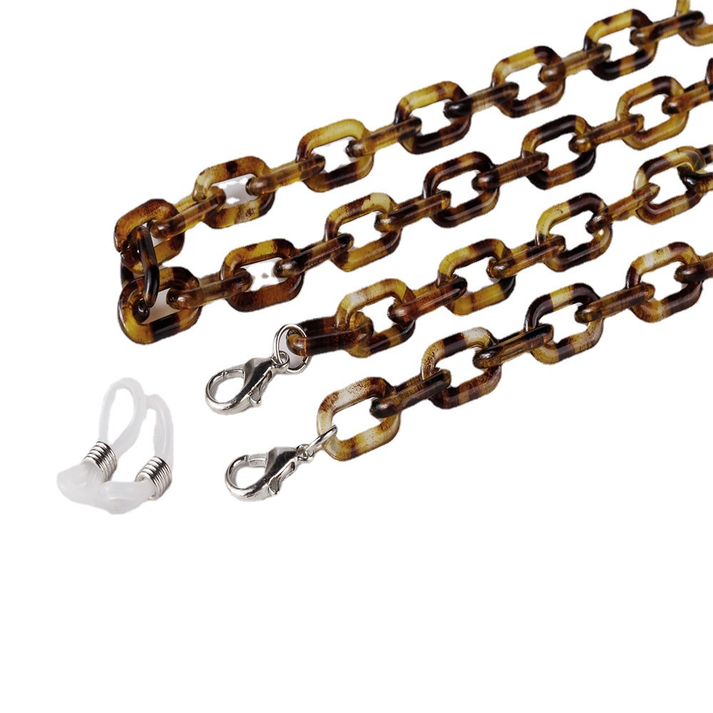 Dây Xích Gắn Mắt Kính Acrylic Chống Trượt Chống Thất Lạc Phong Cách Retro Thời Trang