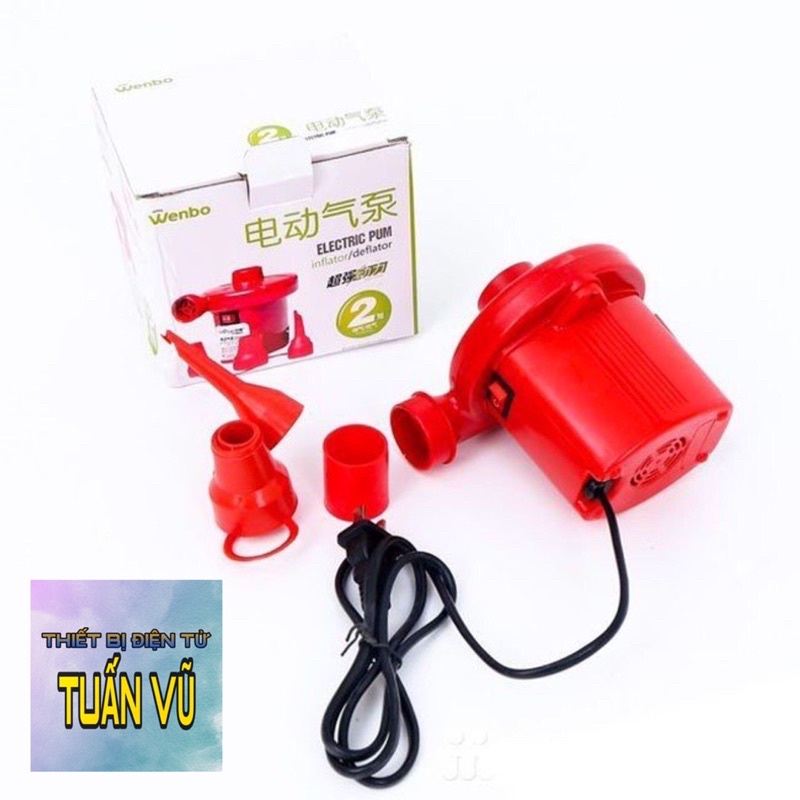 Máy Bơm Hơi Mini 2 Chiều Wenbo
