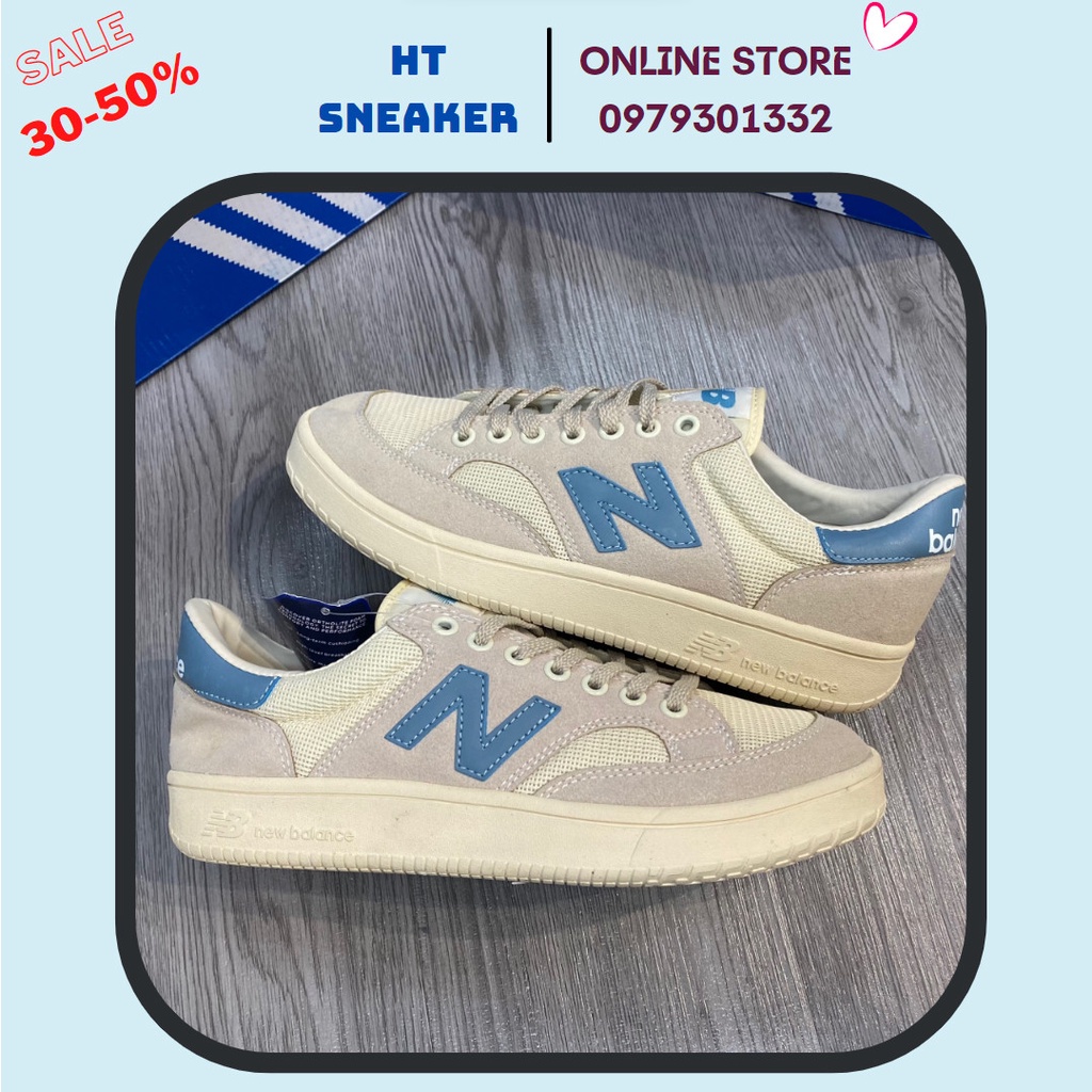 Giày Thể Thao Sneaker Nb 2.0 Bản Mới Chữ Xanh Dương-Ảnh thật