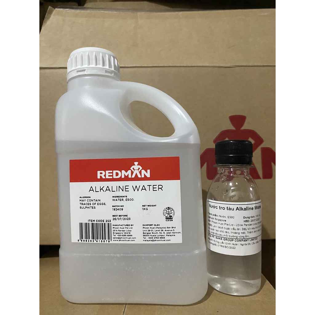 Nước Tro Tàu Redman Can 1kg - Hàng Singapore