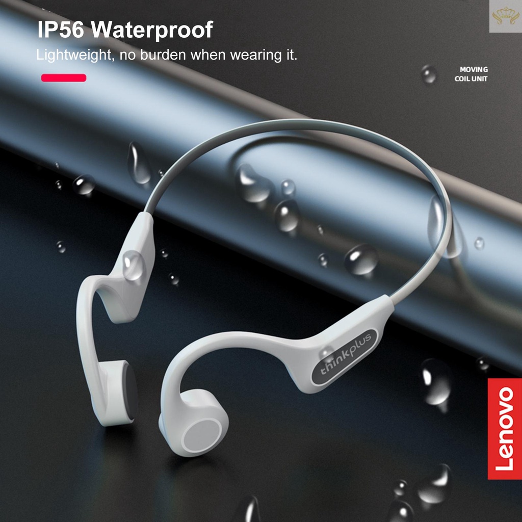 Tai nghe không dây Lenovo X3 Pro BT5.3 thiết kế dẫn truyền âm qua xương chống thấm nước kèm micro chuyên dụng