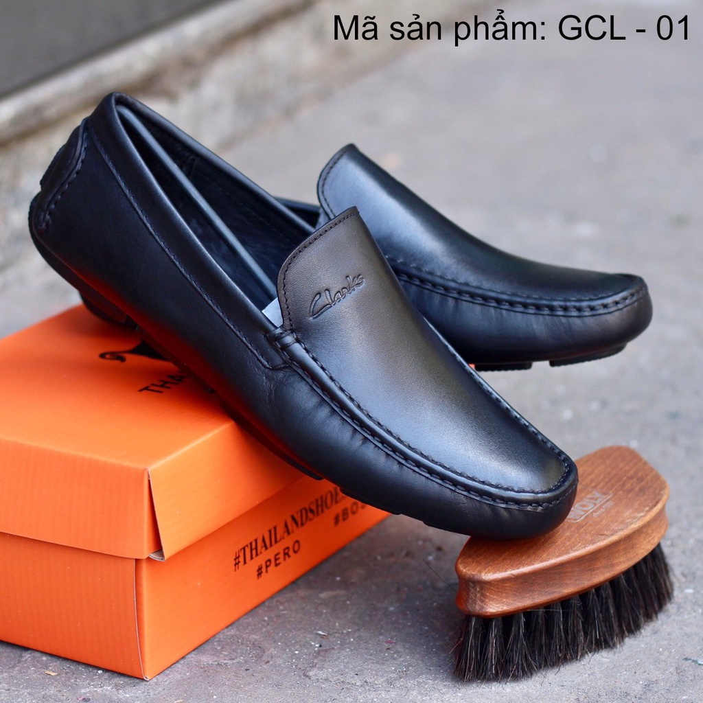 Giày Clarks GCL-01 Nhập khẩu Thailand chính hãng . Da bò thật 100%, bảo hành chính hãng lên đến 24 tháng