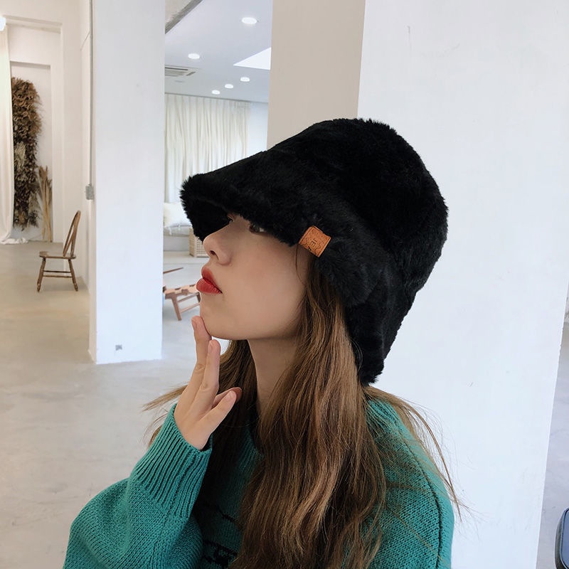 Nón bucket họa tiết da báo phong cách retro thời trang cho nữ