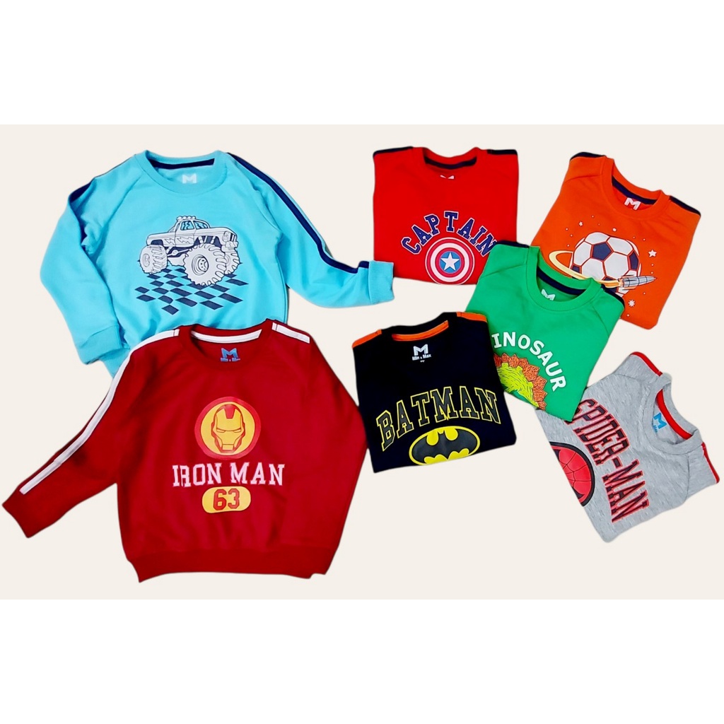 Áo nỉ da cá cho bé trai sz 3T - 10T  siêu đẹp