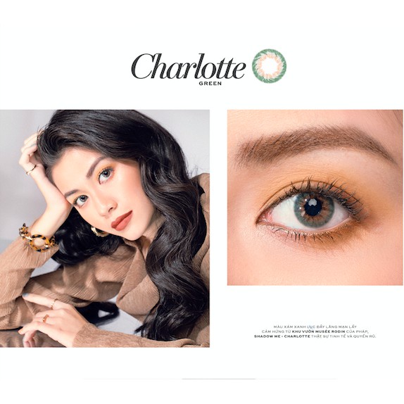 [Mã LTP50 giảm 50000 đơn 150000] Kính áp tròng DOLL EYES CHARLOTTE - ShaDow Me Collection 14,0mm