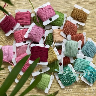 Set 50 Thẻ Nhựa Thẻ Giấy Bobbin Quấn Chỉ