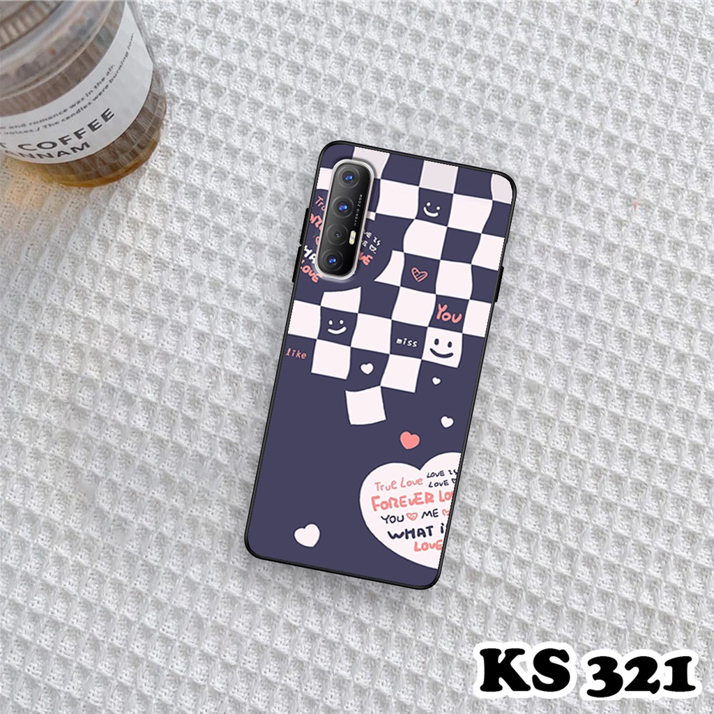 Ốp lưng Oppo Reno 3 - Oppo Reno 3 Pro - Ốp in hình họa tiết caro - Chất liệu TPU siêu bền, sang trọng