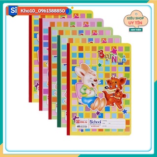 Sỉ 10 Vở ô ly hồng Hà 48 trang