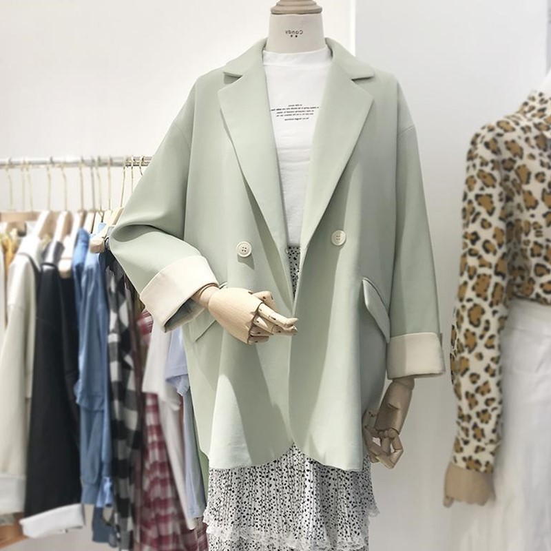 Sẵn Be M-XL,Đen(Hàng Đẹp)Áo blazer form rộng thời trang Hàn Quốc-Ảnh thật 8 hình cuối | BigBuy360 - bigbuy360.vn