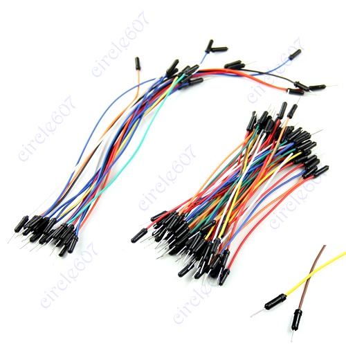Set 65 Dây Cáp Nhảy Bảng Mạch Không Hàn Linh Hoạt Nhiều Màu Sắc