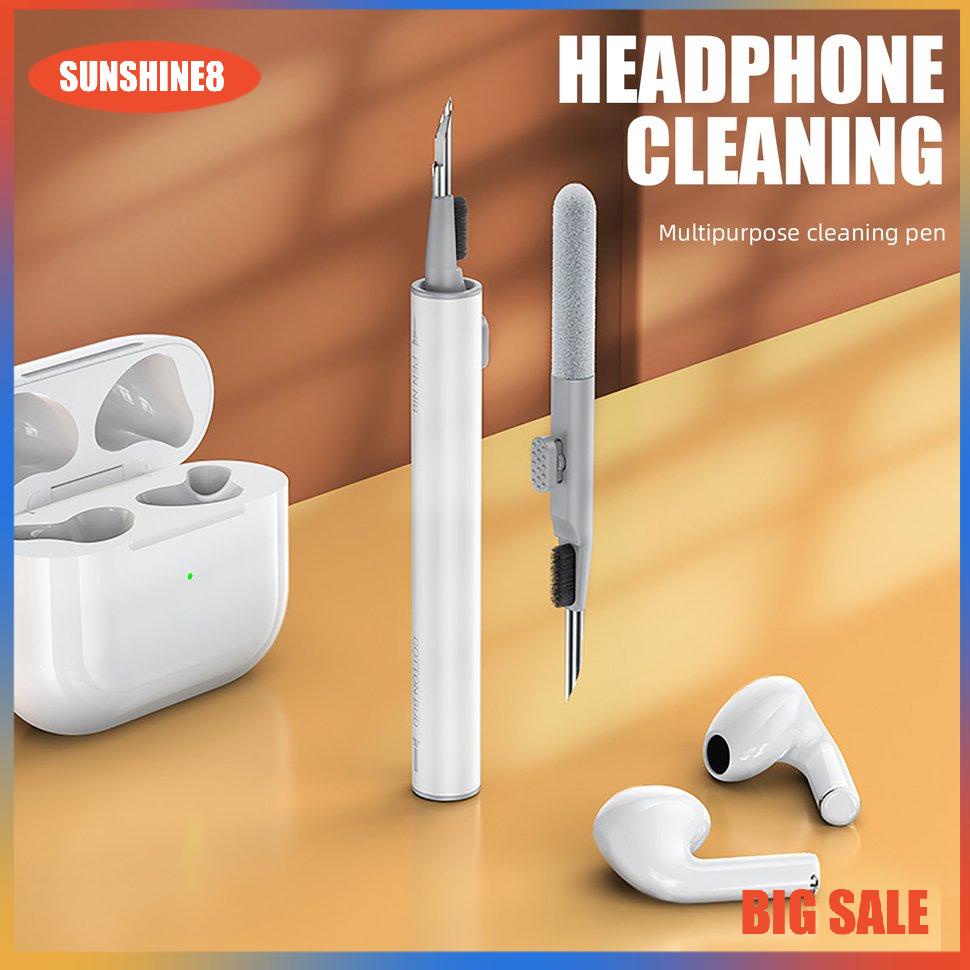 【SUN】Keyboard Cleaning Brush Set 3 In 1 Multi-fuction Computer Cleaning Tools