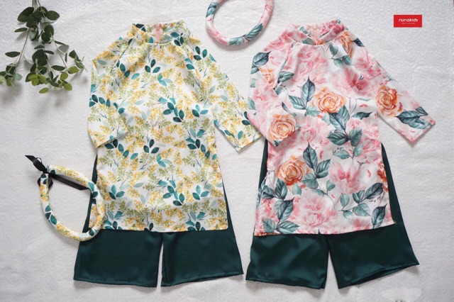 💖💖💖Set áo dài bé gái
