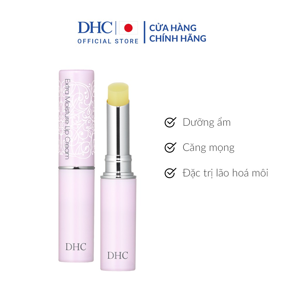 [Mã FMCGMALL giảm 8% đơn 250K] Son dưỡng cao cấp DHC Extra Moisture Lip Cream 1,5g