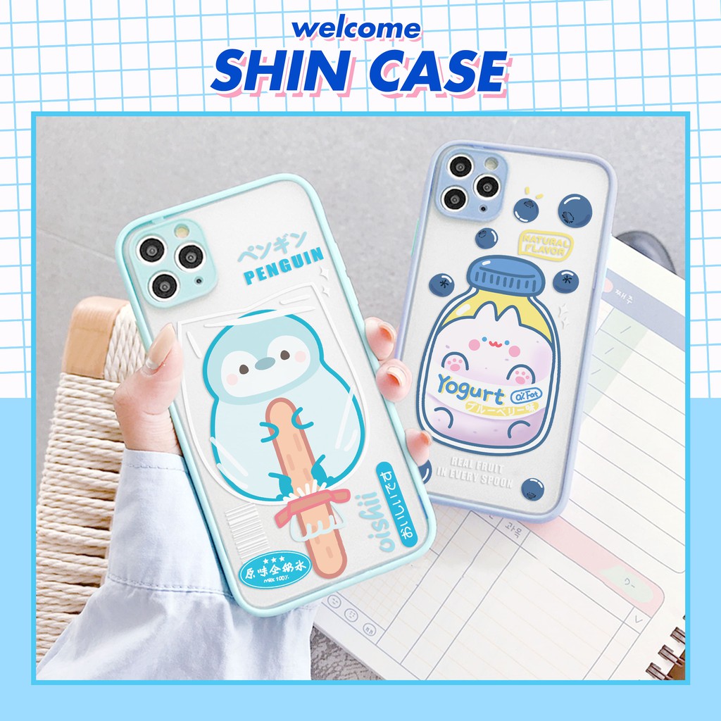 Ốp lưng iphone Oishii nhám viền nổi 6/6plus/6s/6splus/7/7plus/8/8plus/x/xr/xs/11/12/13/pro/max/plus/promax/mini