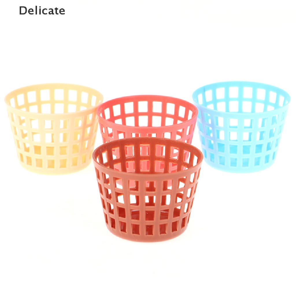 |Tinh Tế| Set 5 Giỏ Mini Dễ Thương Dùng Để Trang Trí Nhà Búp Bê 1 / 12