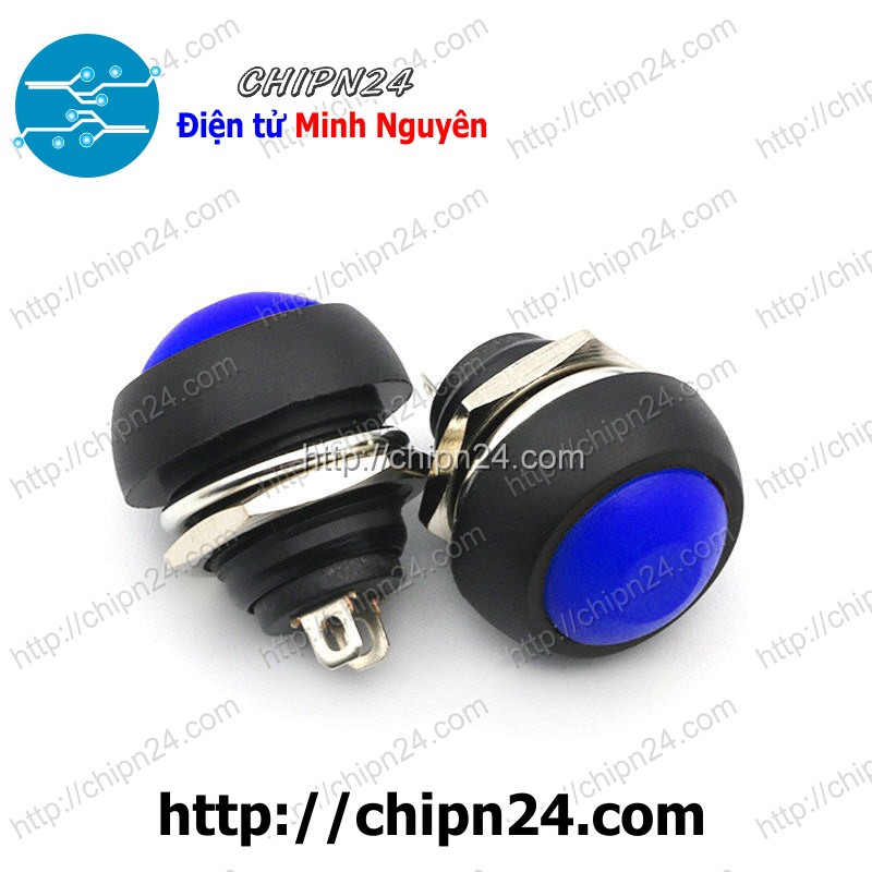 [1 CÁI] Nút Nhấn Nhả Chống Nước PBS-33B Xanh Dương