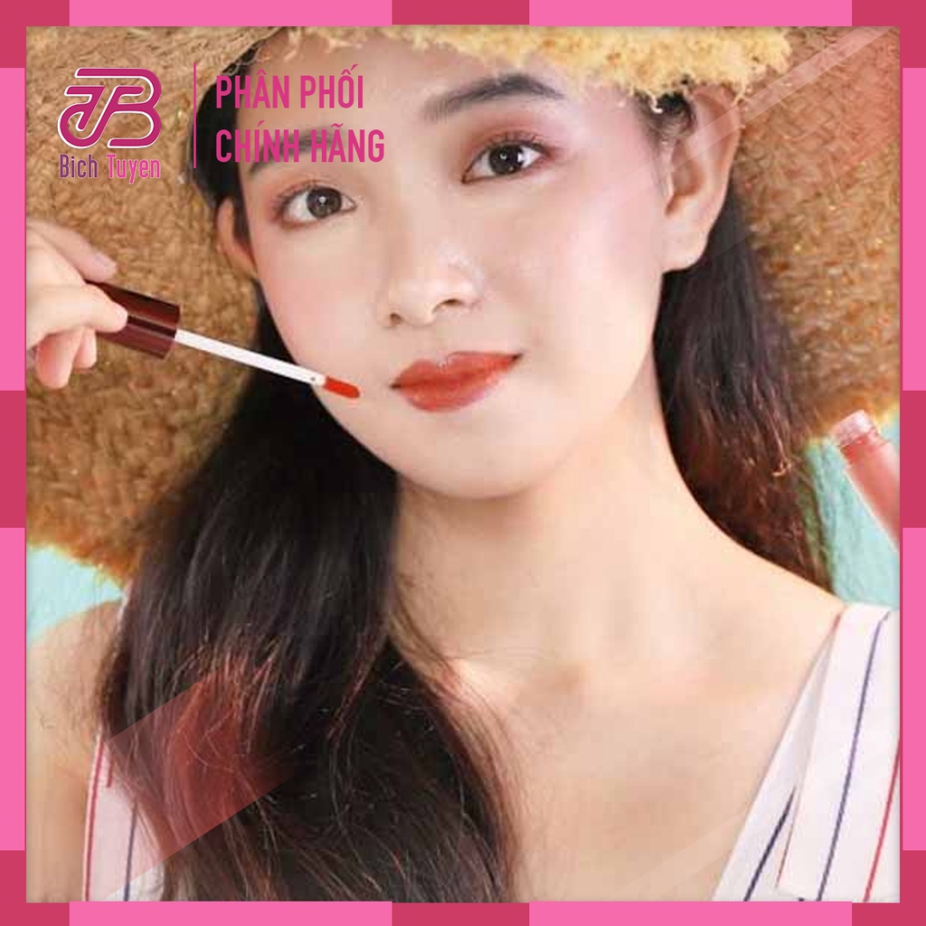Màu 23 Son kem lì Bbia Last Velvet Lip Tint Version 5 23 Romantic Note 5g - Cam Đỏ Đất - Son Kem Bbia  #23 BT Cosmetic