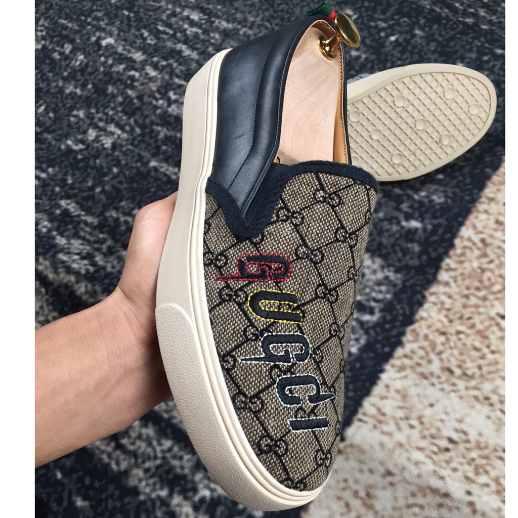 [KHO HÀ NỘI] Giày Lười Nam Slipon GC- Vải Cao Cấp vs Da Bò-G1 | BigBuy360 - bigbuy360.vn