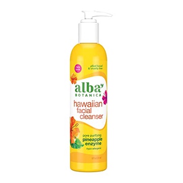 Sữa rửa mặt Alba Botanica, Hawaiian Facial Cleanser, Pineapple Enzyme