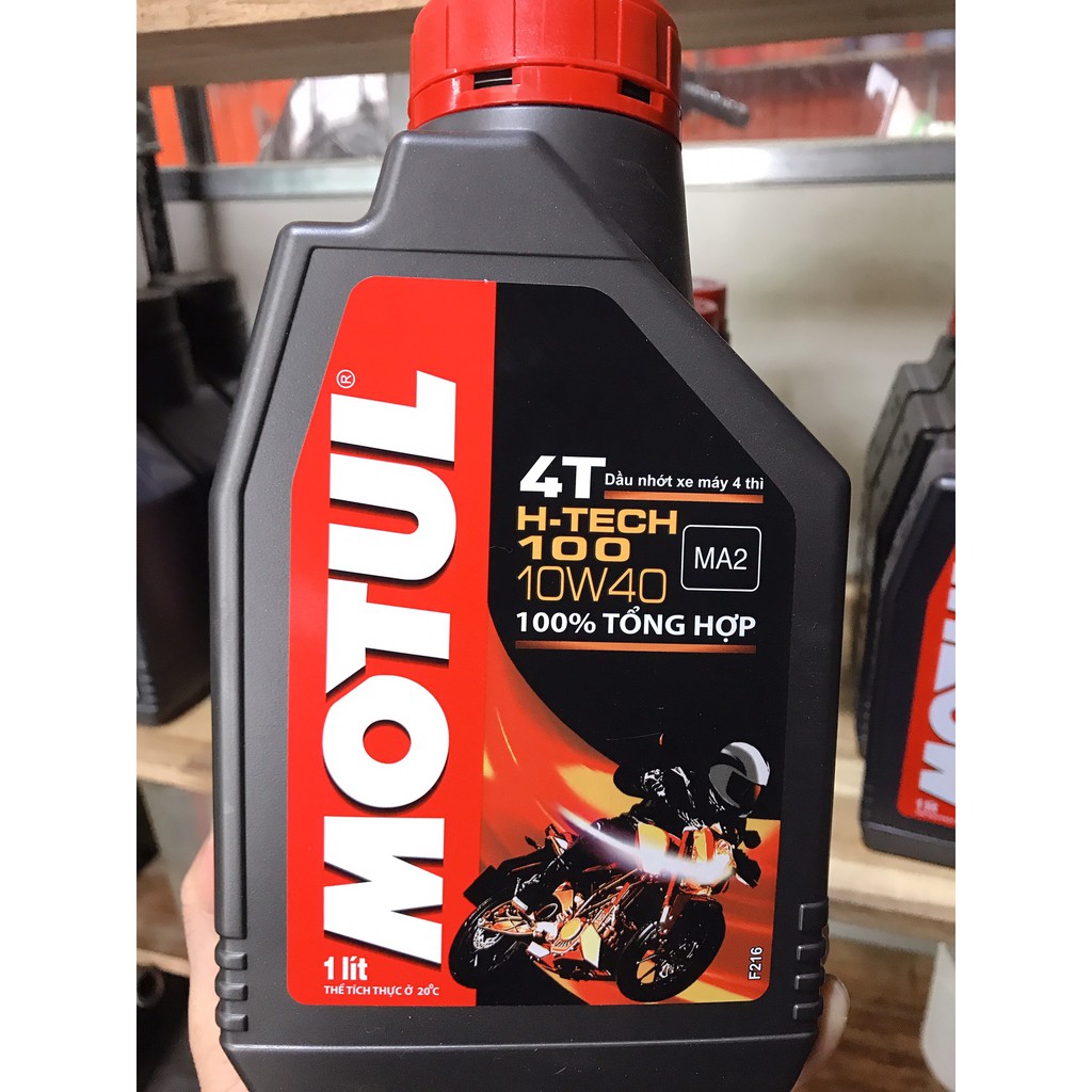 [FREESHIP] Nhớt Motul HTech H-Tech 100 4T 10W40 H tech