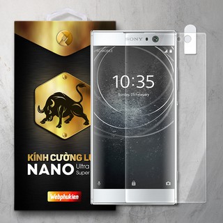 Bộ 2 Kính cường lực Glass dành cho Sony XA2 Ultra Tặng Ốp Dẻo