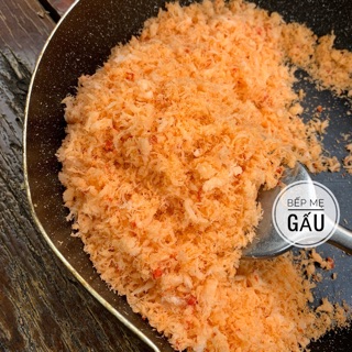 Combo chà bông tôm + cá hồi made by Mẹ Gấu