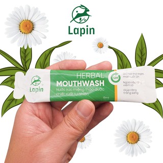Gói Nước Súc Miệng Lapin 15ml - Sảng Khoái Cả Ngày | Thơm Miệng Tức Thì | Diệt Khuẩn