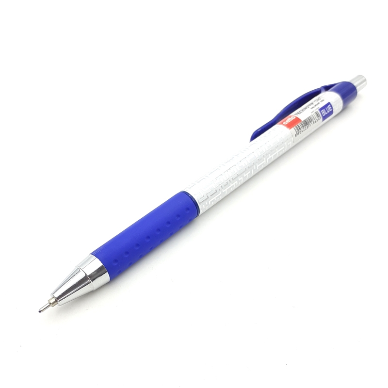 Bút Bi Bấm Cello Techno Tip Clic 0.6mm - Màu Xanh