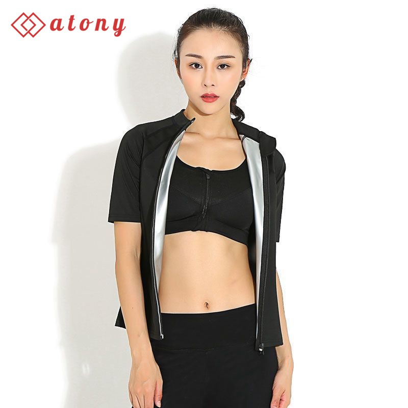 Áo Sinh Nhiệt Đổ Mồ Hôi Giảm Mỡ Bụng ATONY Cao Cấp, Đánh  Tan Mỡ Bụng, Đổ Mồ Hôi, Giảm Eo, Tráng Nano Bạc Nhật Bản