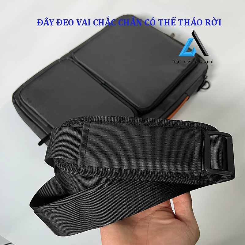 Cặp Đựng Laptop Chống Sốc Bảo Vệ 360 Độ Có Dây Đeo Vai, Kiêm Túi Đựng Máy Tính Chống Nước Có Qoai Xách 13in 15 15.6inch
