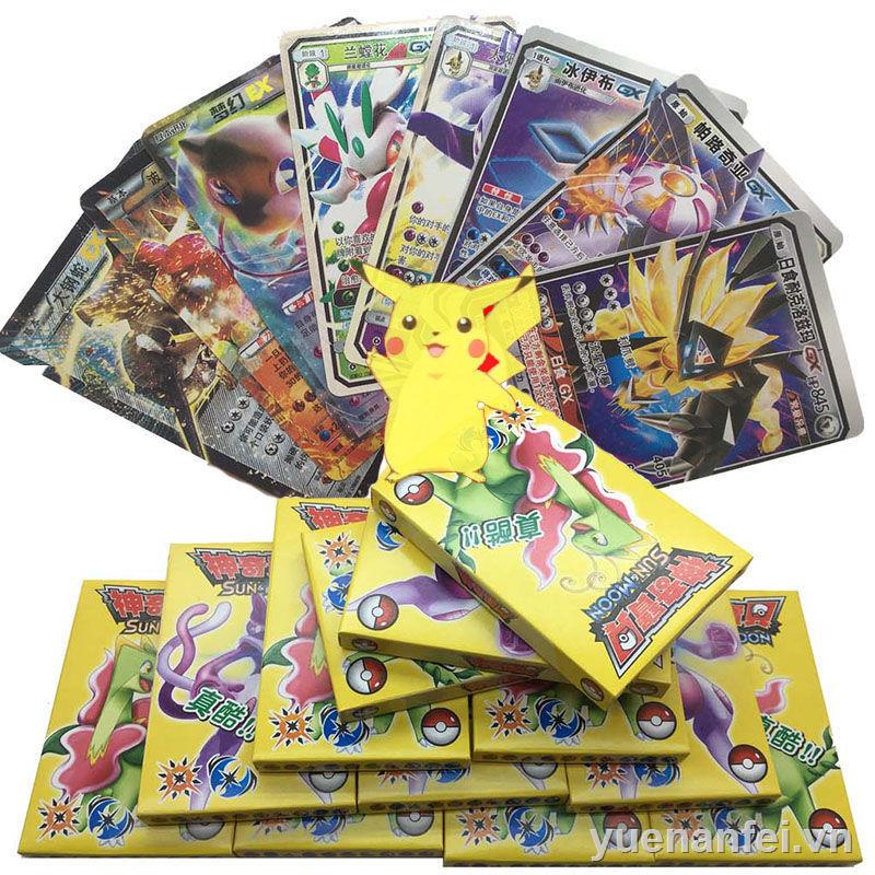 Thẻ Pokémon chính hãng Pokemon Pocket Elf Thẻ Pikachu Rồng phun lửa Trung Quốc