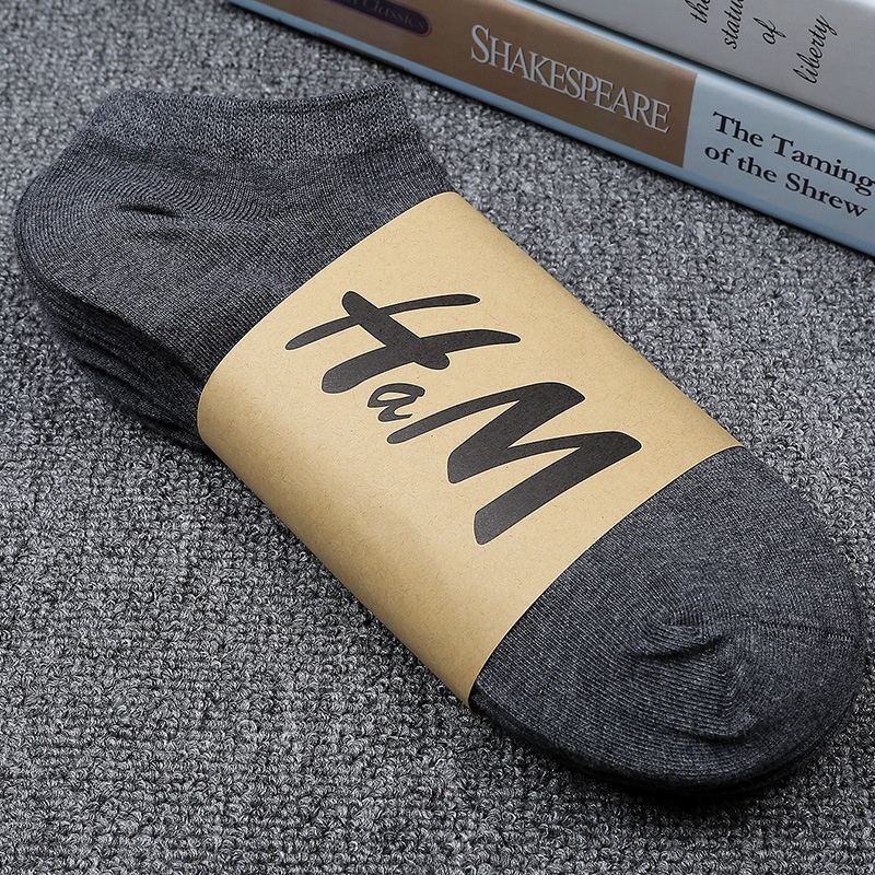 SeT 2 đôi TẤT HM cổ ngắn Cotton mềm cho cả nam và nữ