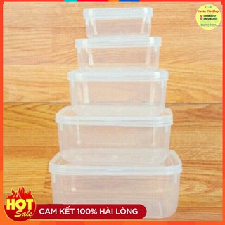Bộ 5 hộp nhựa đựng thực phẩm cao cấp SONG LONG