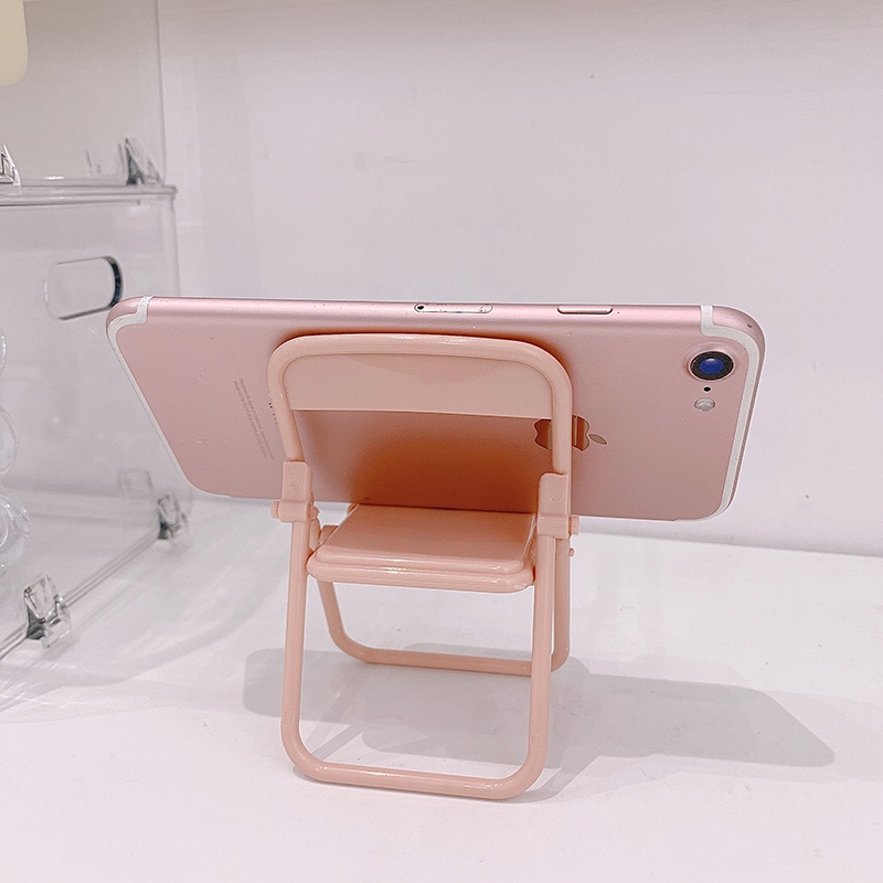 Giá đỡ điện thoại dạng gấp hình ghế cho máy tính bảng/ iPhone/ Samsung