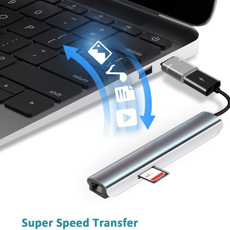 Cáp Chuyển Đổi Type C Sang Usb 3.0 Thunderbolt 3 Type-C Otg Cho Macbook Pro Air Samsung S10 S9