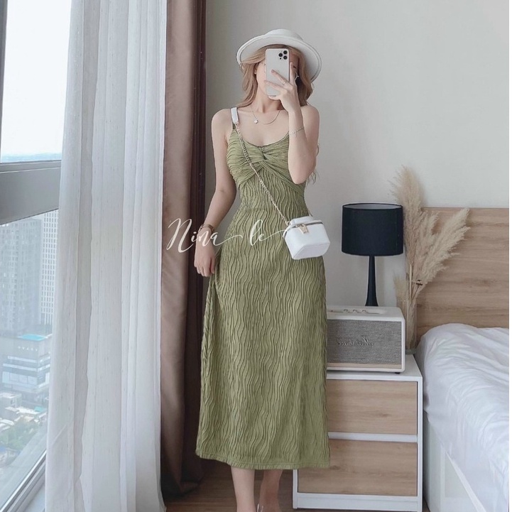 Đầm 2 Dây Thiết Kế Dáng Suông Dài Ôm Body Dự Tiệc Đi Biển Trẻ Chung Xu Hướng Sang Chảnh Thời Trang Váy Nữ [xm Minh Phú