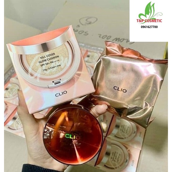 PHẤN NƯỚC CLIO KILL COVER GLOW CUSHION SPF50+ PA+++