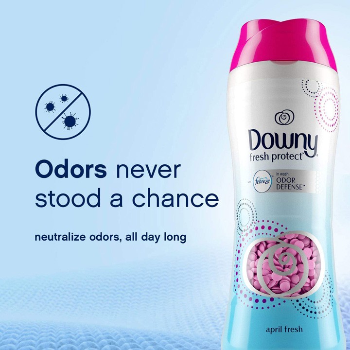 Hạt xả vải Downy Fresh Protect - April Fresh, 859g