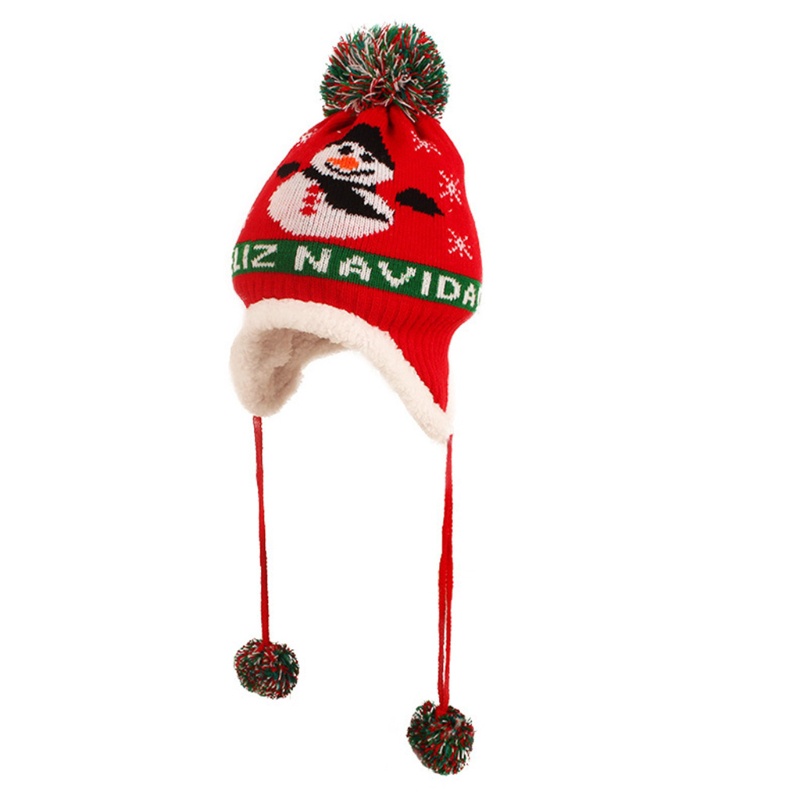 Mũ Dệt Kim Giữ Ấm Tai Hình Chú Hươu Xinh Xắn Cho Bé