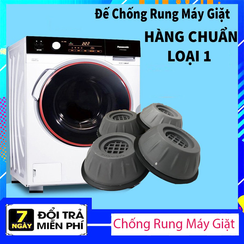 [Loại Cao Cấp] Chân máy giặt 4 miếng cao su Hút Chân Không cao cấp chống ồn chống rung