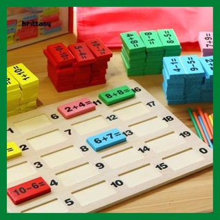 Bộ domino học toán, phát triển trí thông minh cho bé, đồ chơi trí tuệ