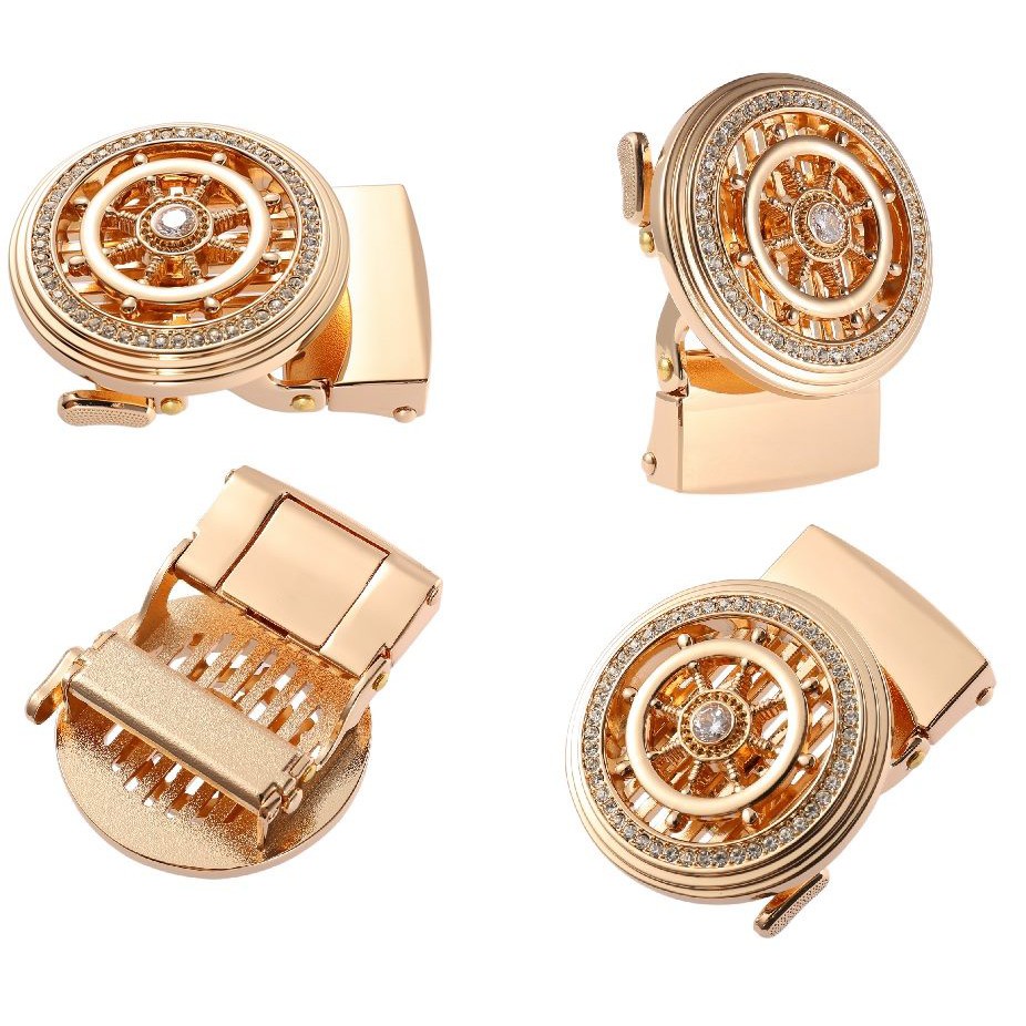 Dây nịt, thắt lưng nam mặt tròn xoay cá tính TLX