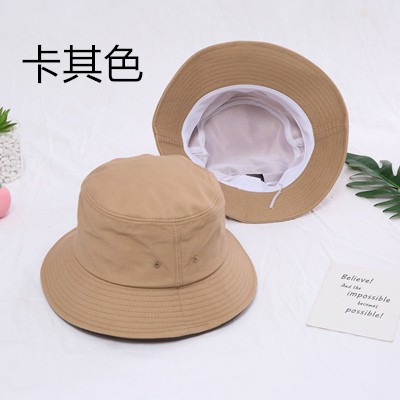 Nón Tai Bèo Rộng Vành Chất Liệu Cotton Lanh Màu Trơn Thời Trang Hàn Quốc Cho Nữ