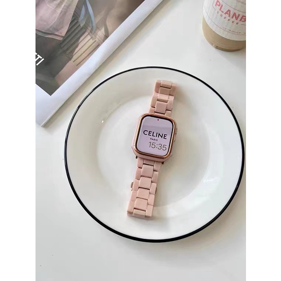 Dây Đeo Thay Thế Bằng Nhựa Cho Đồng Hồ Thông Minh Apple Watch 41mm 45MM 45 41 38 42 44 40 mm Series 7 6 SE 5 4 3 2 1