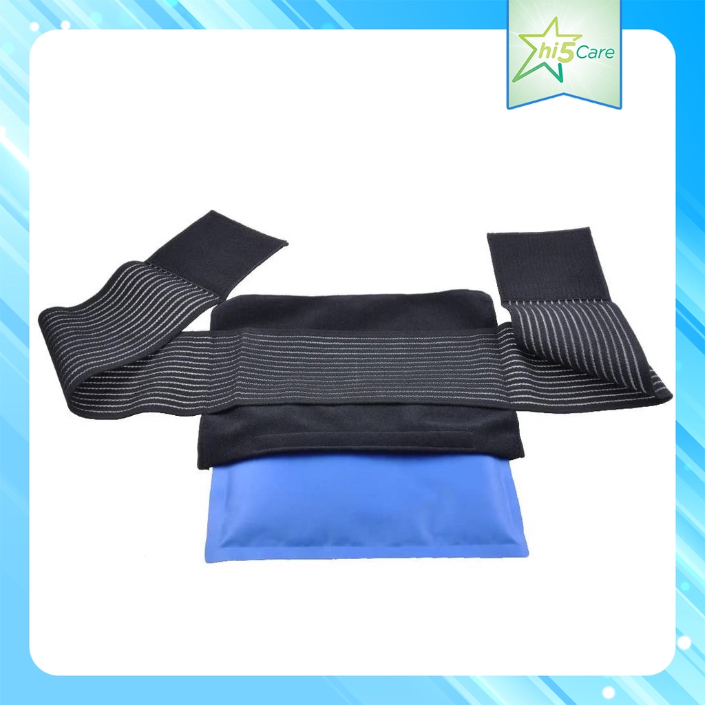 Túi gel chườm nóng/ lạnh hỗ trợ khi chơi thể thao có dây đai cố định đùi, lưng, khớp Giảm đau/ Bong gân/ Chấn thương