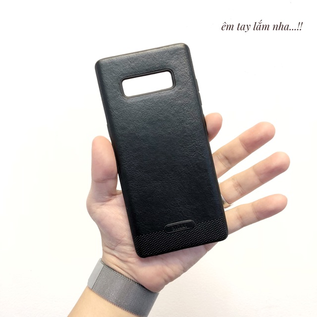 Ốp silicon dẻo Note 8 bọc da TPU êm ái- Ốp lưng Note 8 silicon dẻo bọc da