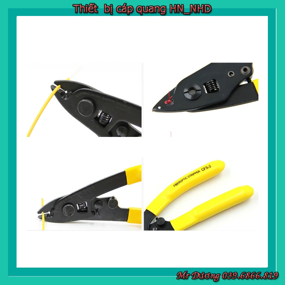 Kìm tuốt sợi quang CFS-2 ( Màu Vàng )