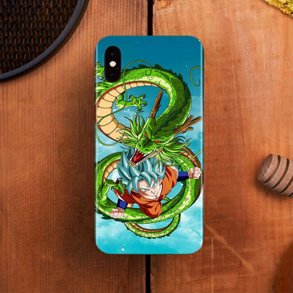 Miếng dán skin hình Songoku Dragon Ball (Mã: 7vnr019) cho iPhone ( có đủ mã máy )